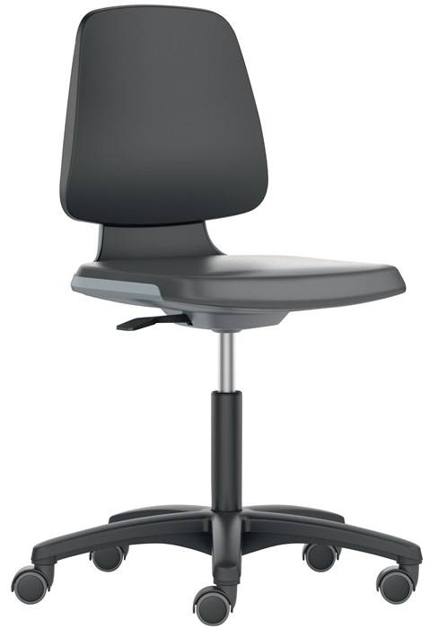 Arbeitsdrehstuhl Labsit Rl.Sitzschale anth.Integralschaum schwarz-0