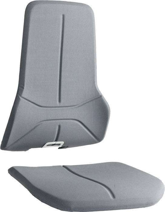Wechselpolster Supertec-Gewebe grau f.Sitz u.Rückenlehne BIMOS-0
