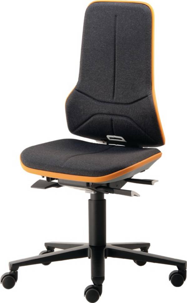 Arbeitsdrehstuhl Neon Rl.Permanentkontakt orange