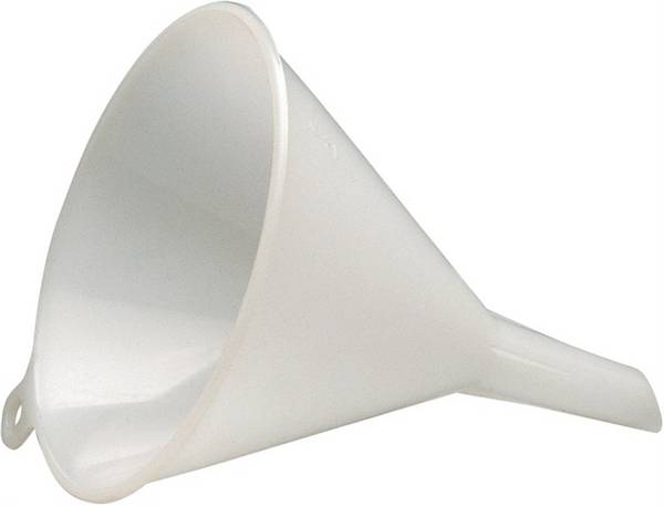 Trichter D.100/12mm H.126mm HD-PE natur HÜNERSDORFF
