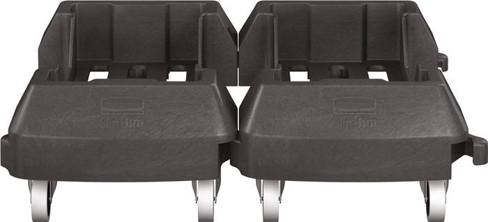 Fahrwagen m.4 Lenkrollen Wertstoffsammler 60l schwarz RUBBERMAID-0