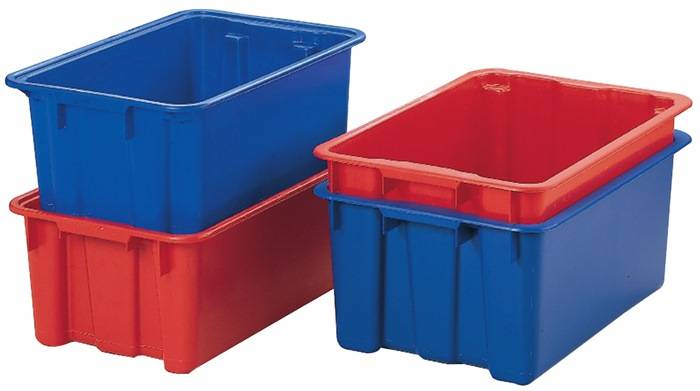 Drehstapelbehälter PP rot L600xB400xH250mm LA-KA-PE-0