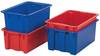 Drehstapelbehälter PP blau L600xB400xH350mm LA-KA-PE