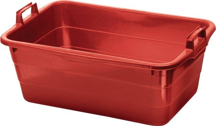 Wanne L620xB425xH250mm Inh.45l PE rot LOCKWEILER-0