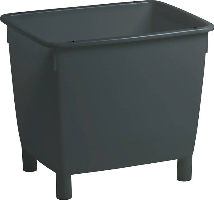 Leichtbaubehälter L790xB605xH680mm PE (HDPe) basaltgrau CRAEMER-0