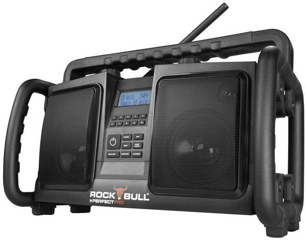 Baustellenradio ROCKBULL 11,1 V 230 V PERFECTPRO