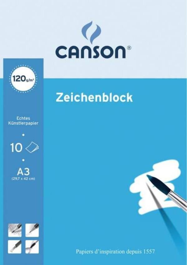 Oxford Zeichenblock, DIN A3, blanko, 120 g/qm (5400647)
