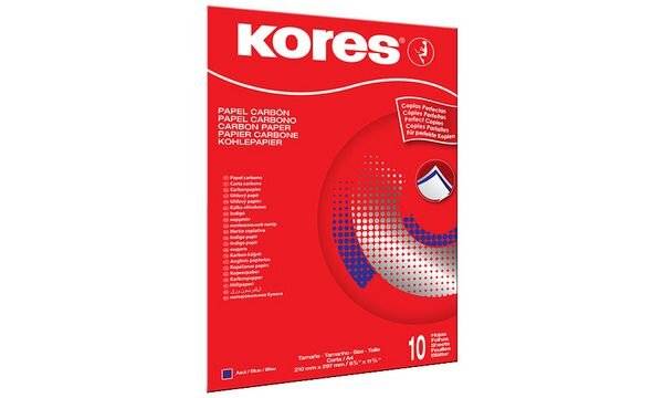 Kores Durchschreibepapier, DIN A4, blau, 10 Blatt-2