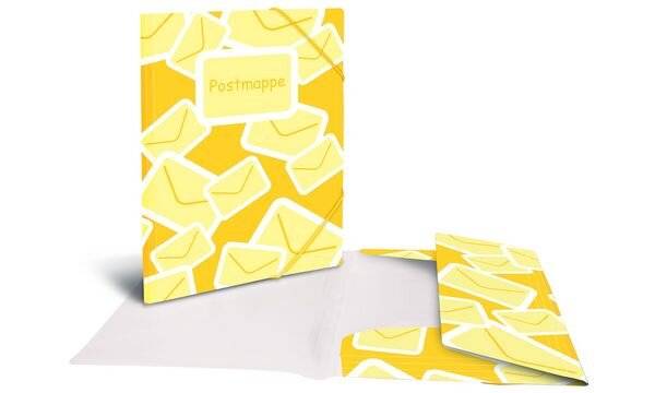 HERMA Postmappe A4 mit Gummizug, PP, A, Polypropylen (PP), Mehrfarben, China-2