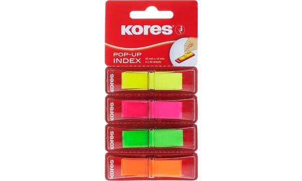 Kores Haftstreifen Pagemarker POP-UP, 45 x 12 mm, sortiert-1