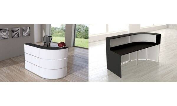 Theke Cento 1 BxT 180x195cm weiß/anthrazit-2