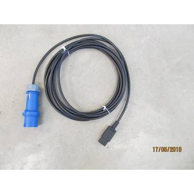 Adapterkabel CEE Stecker 3-polig blau, 16A auf IEC 320 C19 3x1,5 10m - 1 Stück