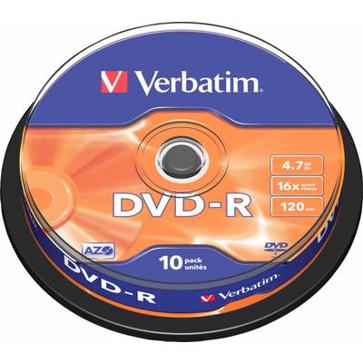 Verbatim DVD-R 4.7GB/120Min/16x VERBATIM 43523(VE10)