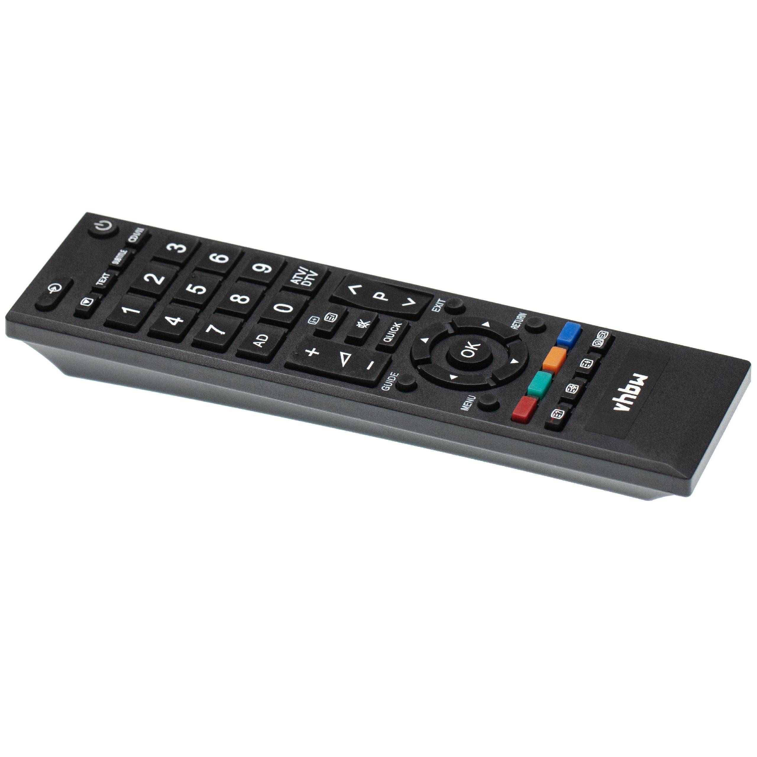 vhbw Fernbedienung Ersatz für Toshiba CT-90326 für Fernseher | TV - Ersatzfernbedienung-1