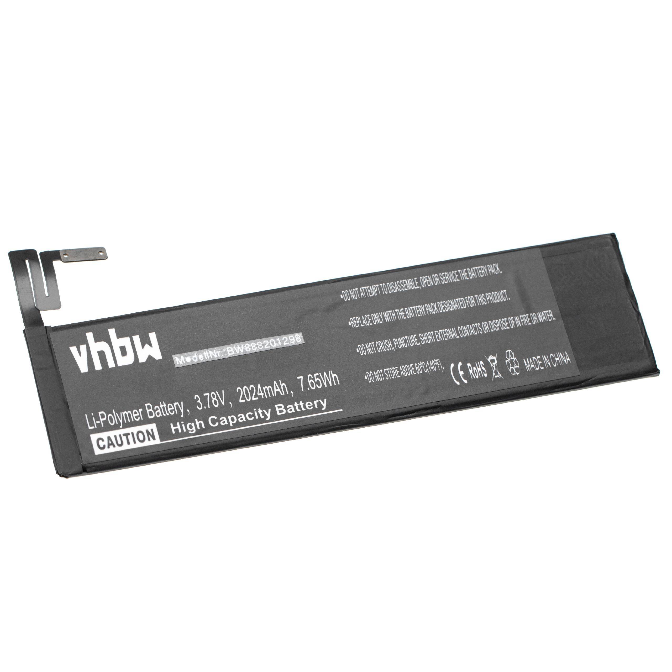 vhbw Akku kompatibel mit Apple Magic Trackpad 2 | Wireless Touchpad (2024 mAh, 3,78 V, Li-Polymer)-5