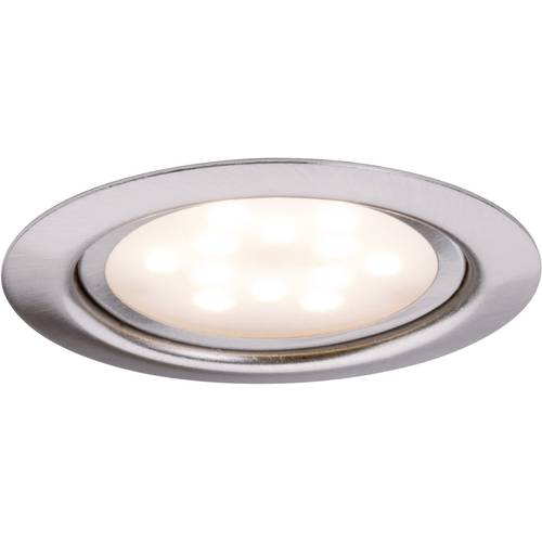 Paulmann 93553 Micro Line LED-Einbauleuchte 3er Set LED LED fest eingebaut 4.5 W Eisen (gebürstet)