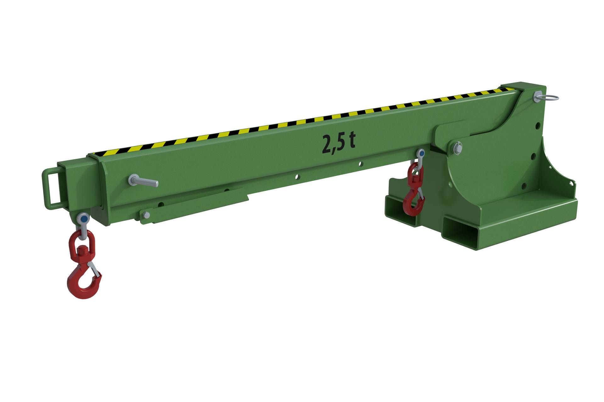 Teleskop-Lader KTH 2,5, lackiert, Resedagrün-1