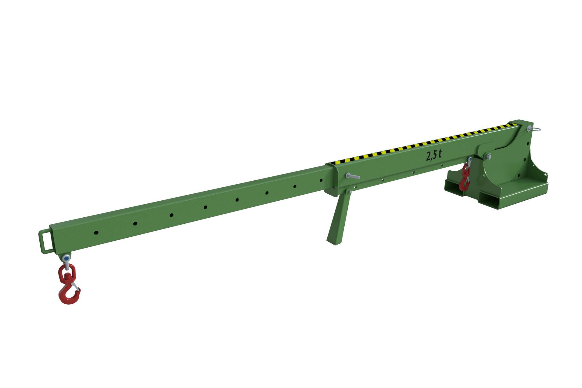 Teleskop-Lader KTH 2,5, lackiert, Resedagrün-3
