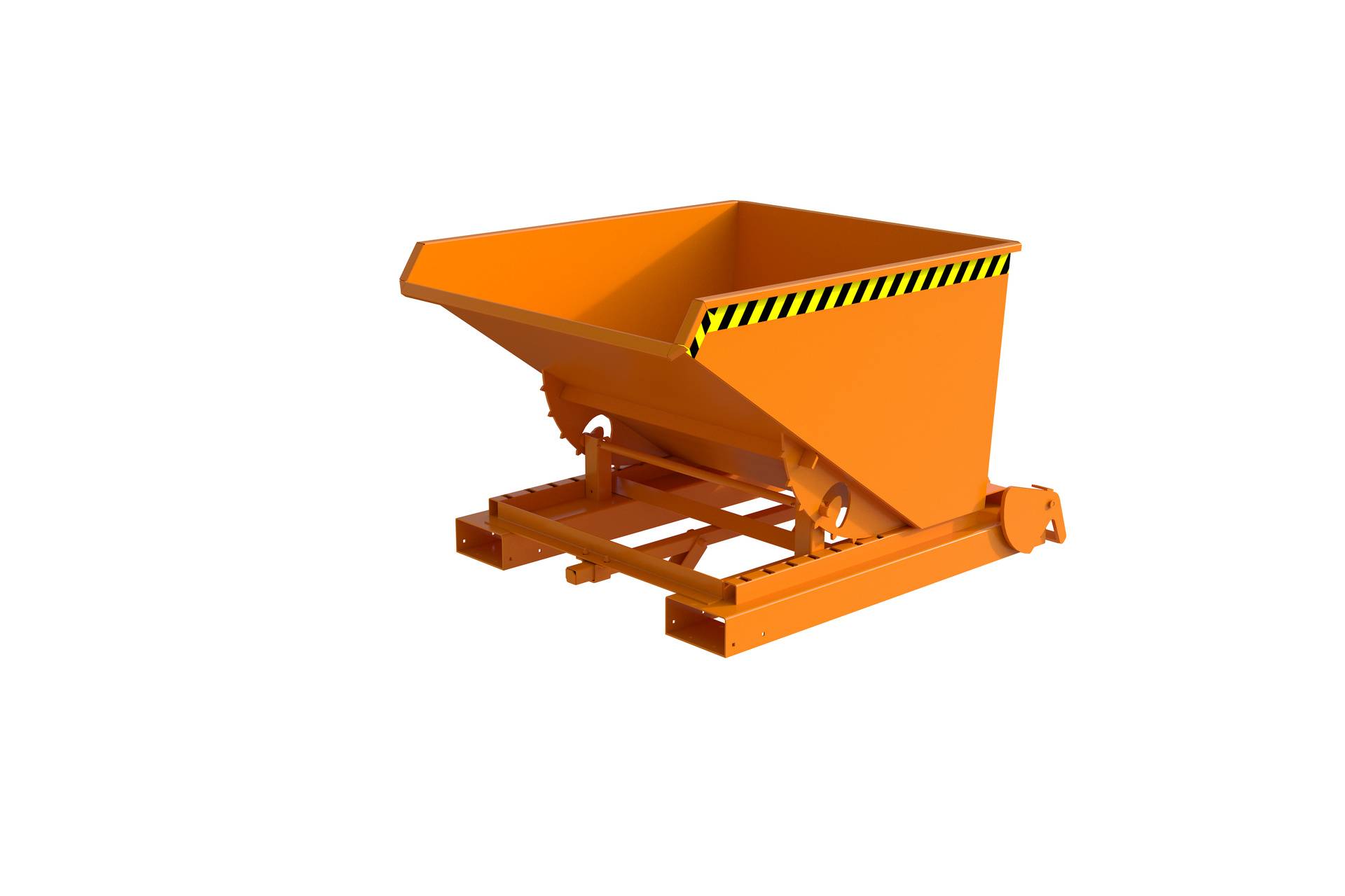 Spänebehälter S4A 600, lackiert, Gelborange-2