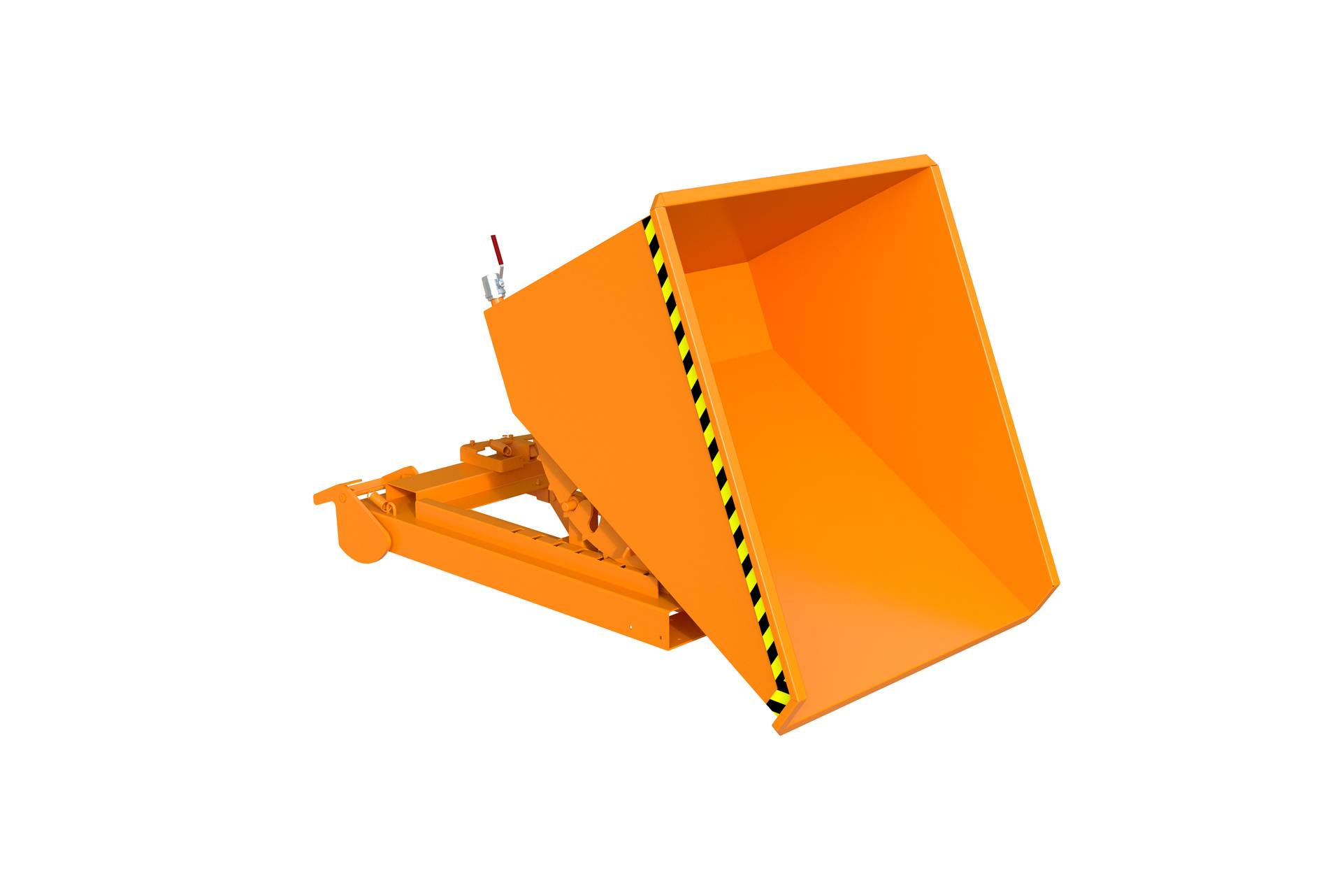Spänebehälter S4A 600, lackiert, Gelborange-3