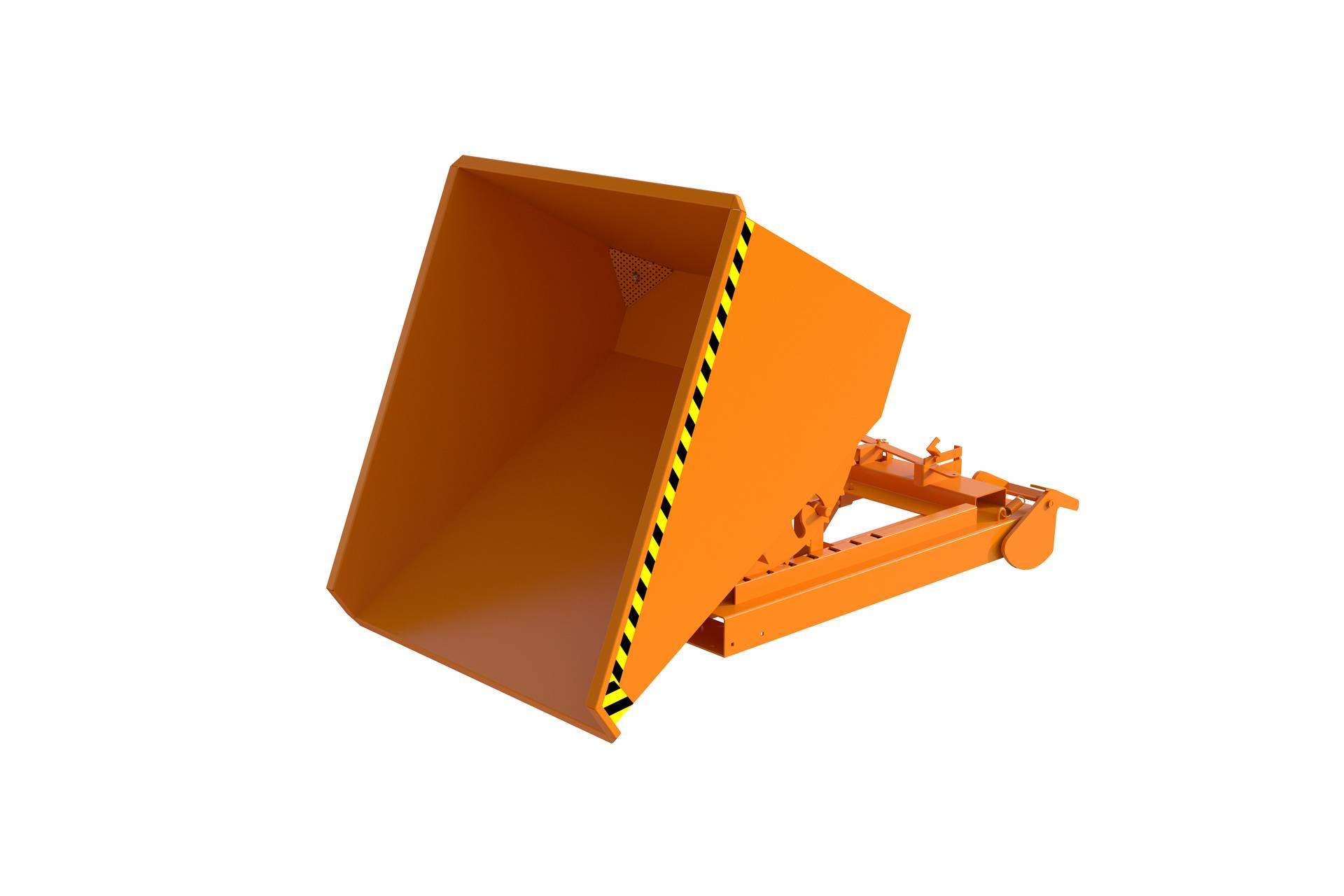 Spänebehälter S4A 600, lackiert, Gelborange-4