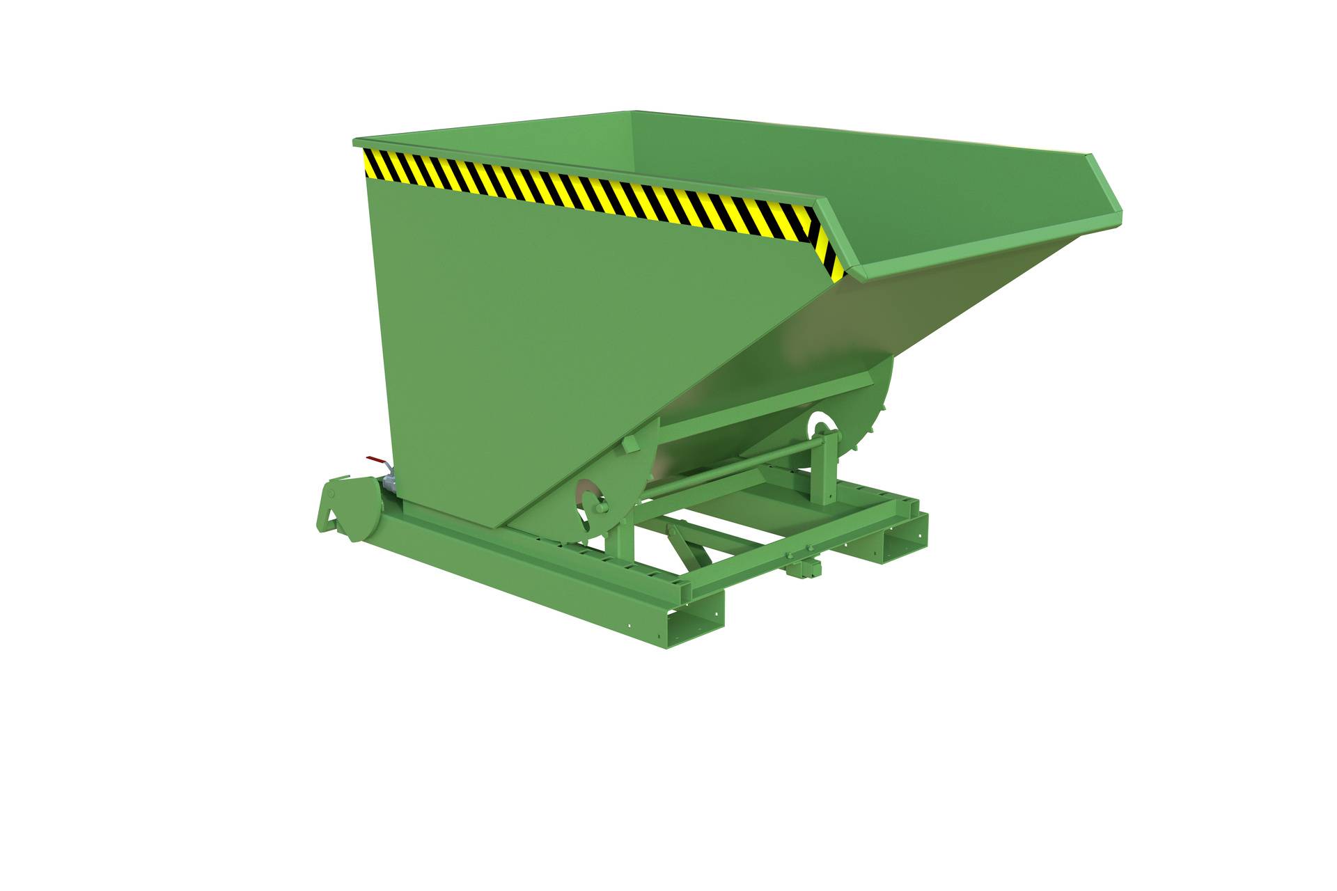 Spänebehälter S4A 1200, lackiert, Resedagrün