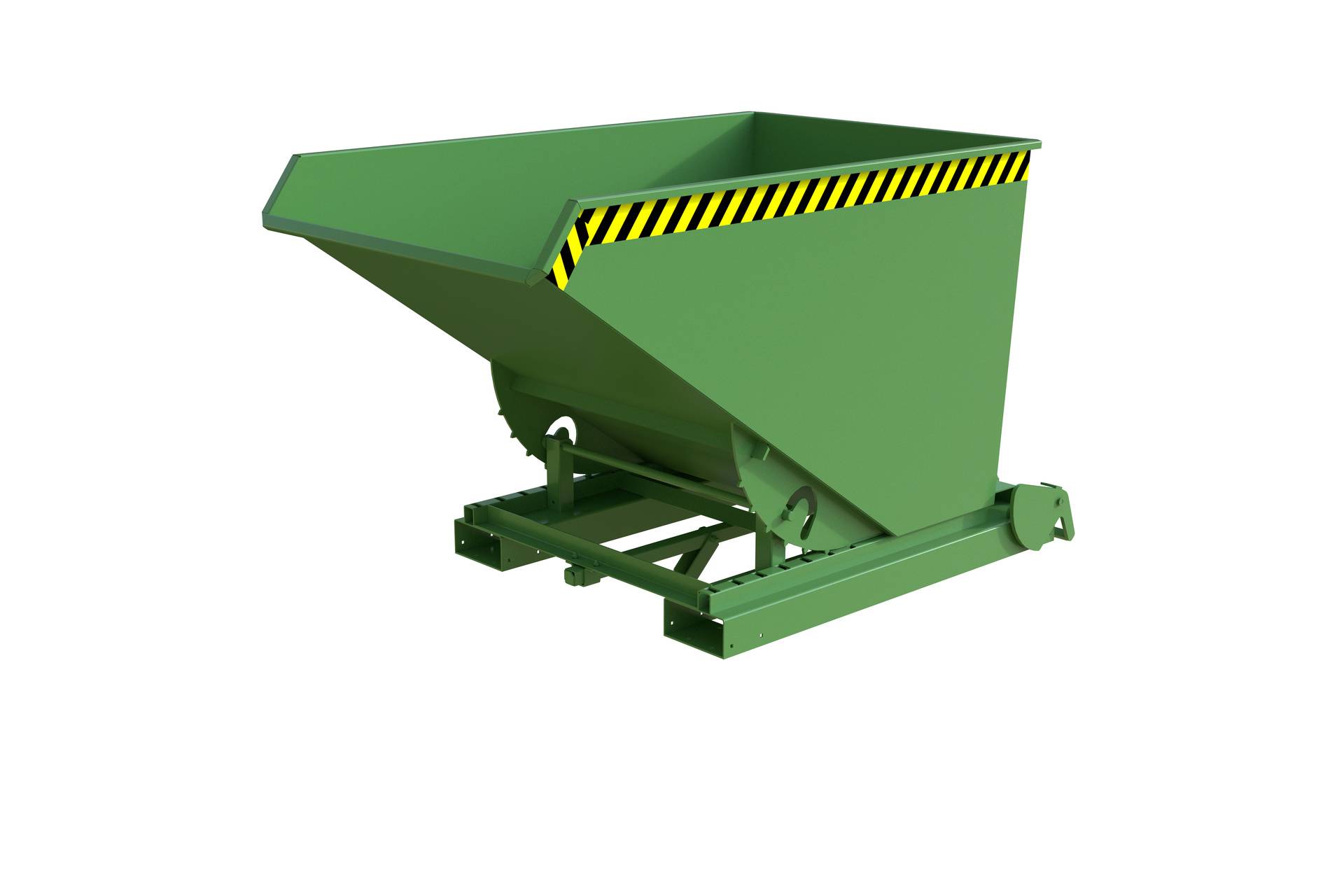 Spänebehälter S4A 1200, lackiert, Resedagrün-2
