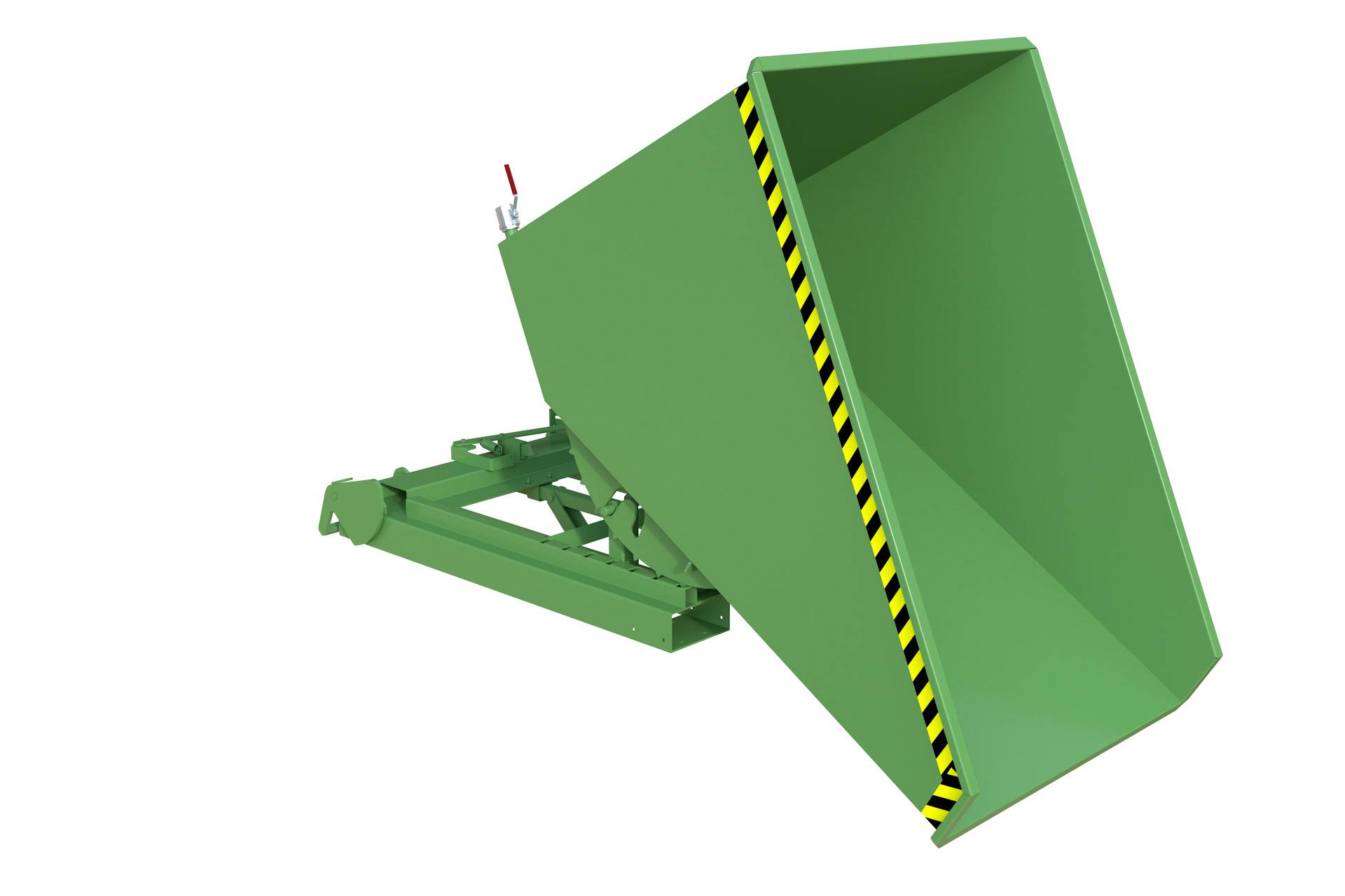 Spänebehälter S4A 1200, lackiert, Resedagrün-3