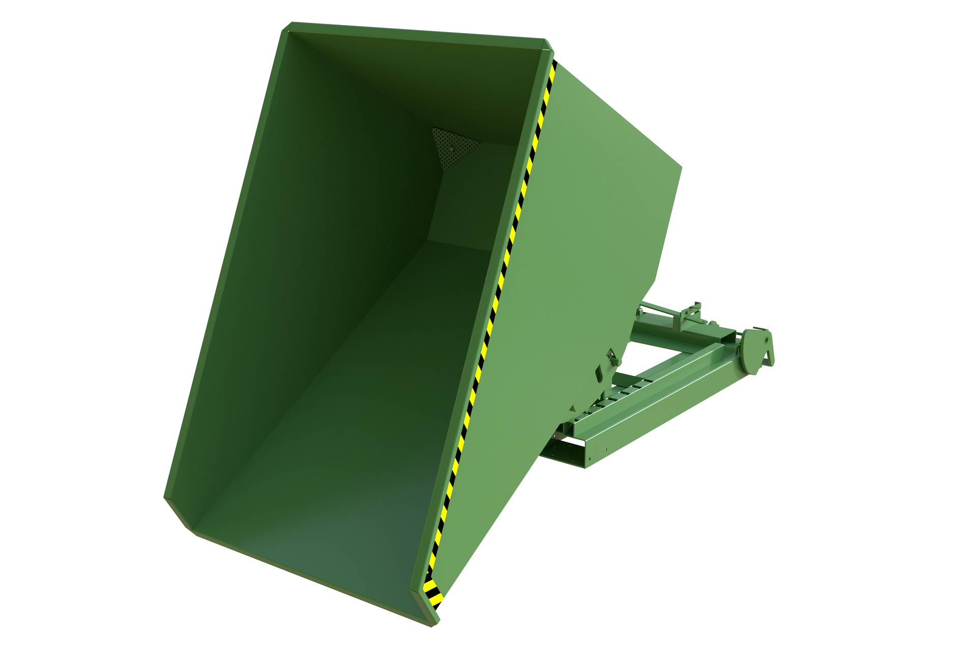 Spänebehälter S4A 1200, lackiert, Resedagrün-4