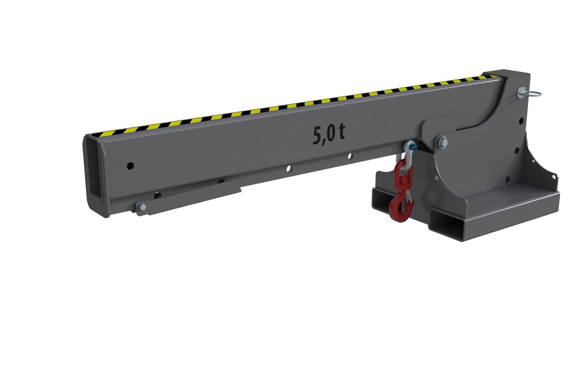 Teleskop-Lader KTH-K 5,0, lackiert, Mausgrau-2