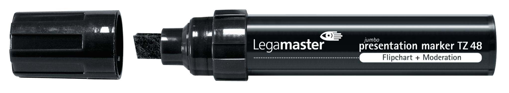Legamaster TZ48 Präsentationsmarker jumbo schwarz-2