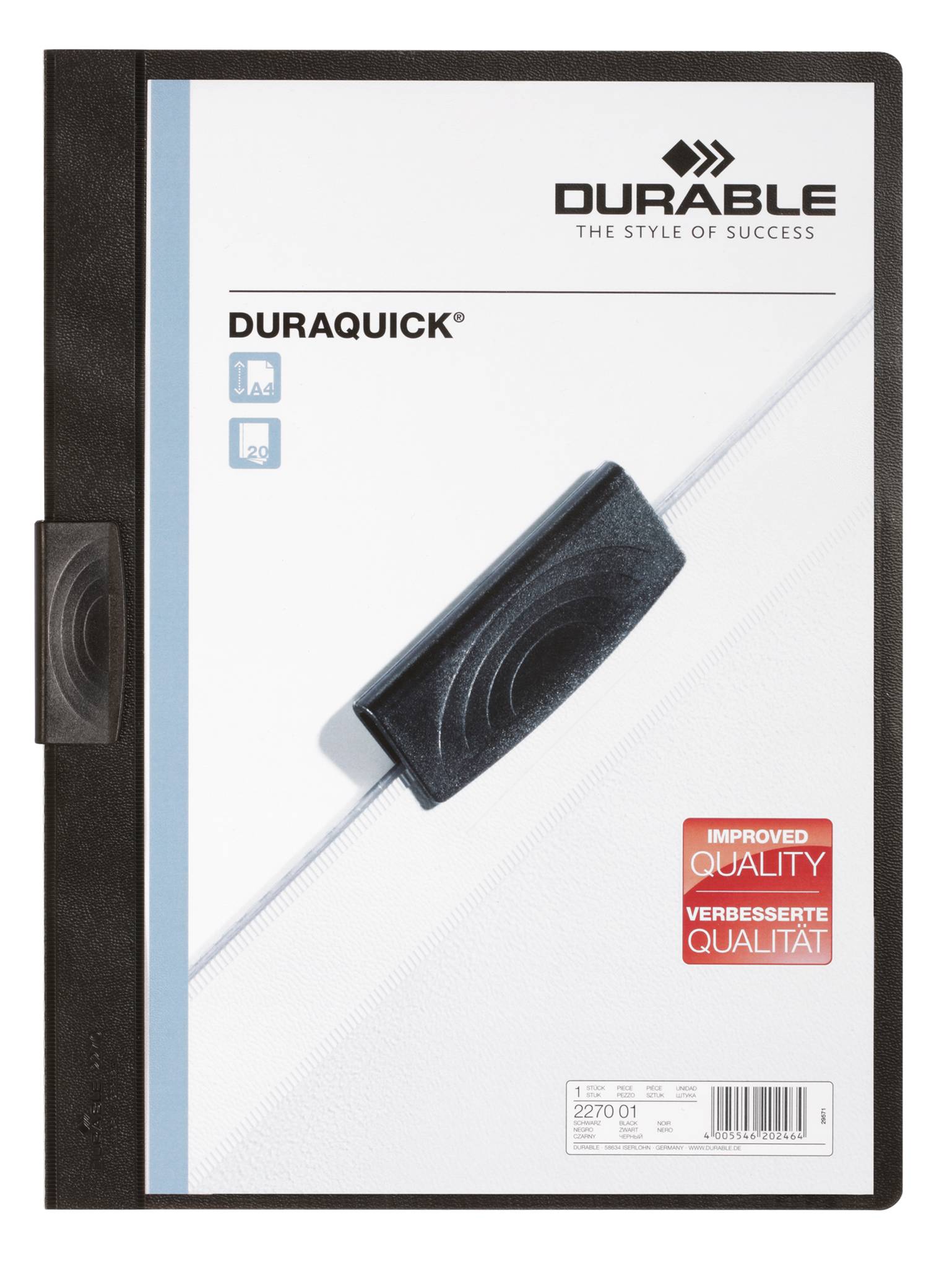 Klemm-Mappe DURAQUICK®-3