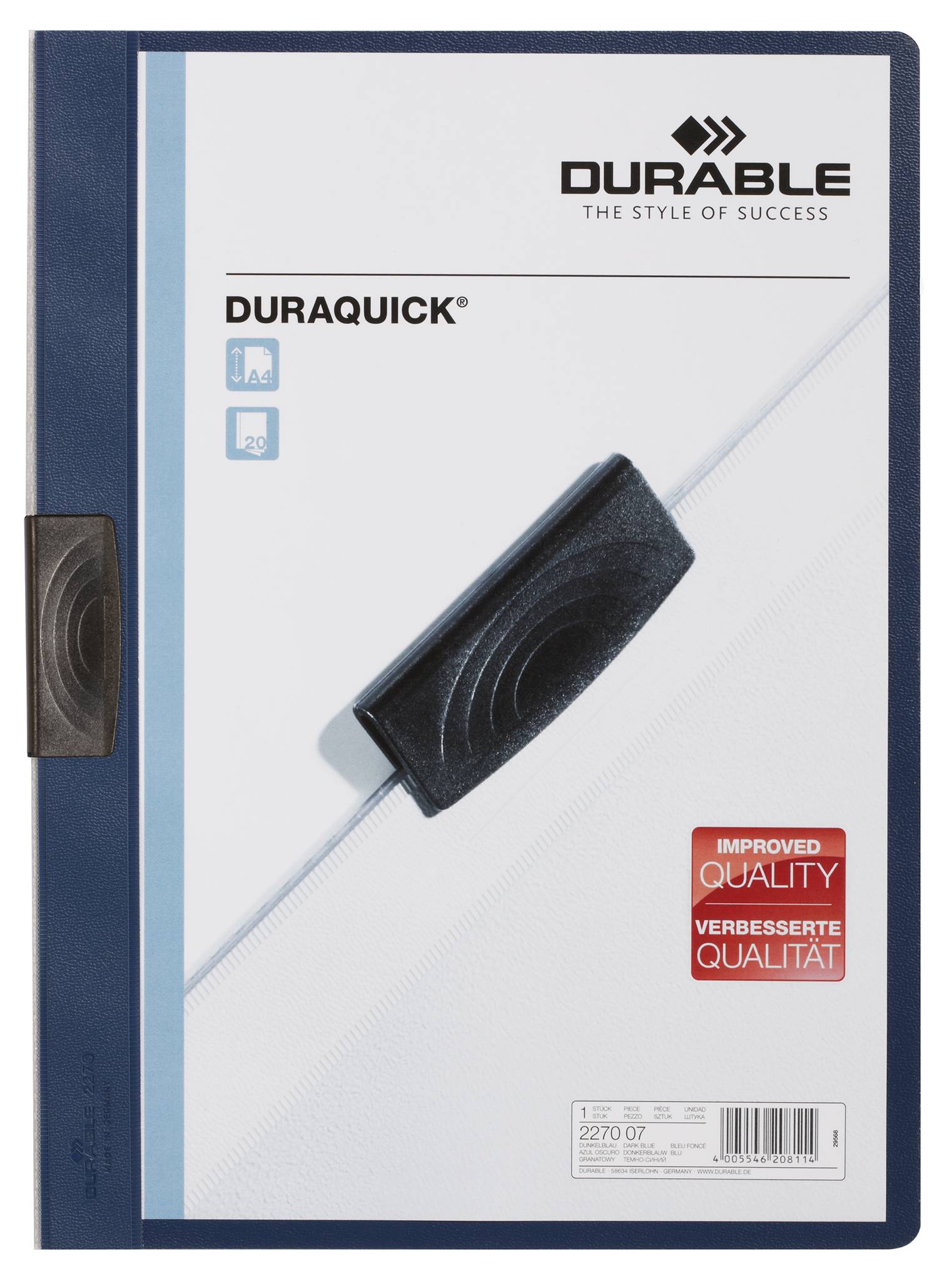 Klemm-Mappe DURAQUICK®-3
