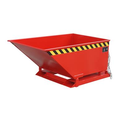 Späne-Kippmulde SKN 400, lackiert, Feuerrot-0