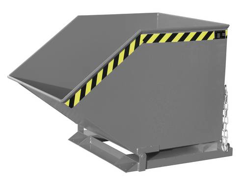 Späne-Kippmulde SKK 800, lackiert, Mausgrau