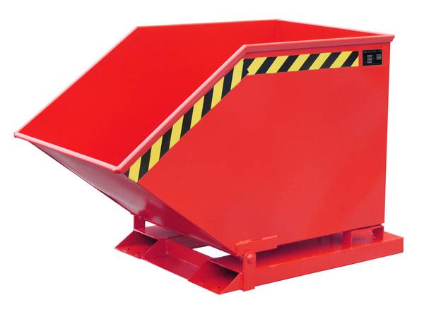 Späne-Kippmulde SKK 400, lackiert, Feuerrot