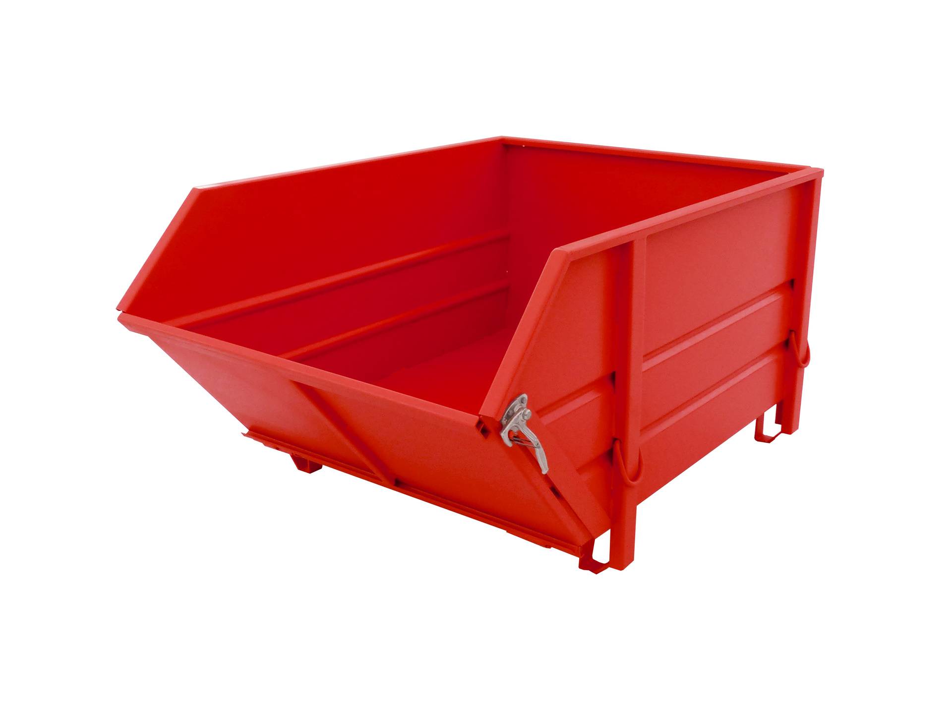 Baustoffbehälter BBK 100, lackiert, Feuerrot-0