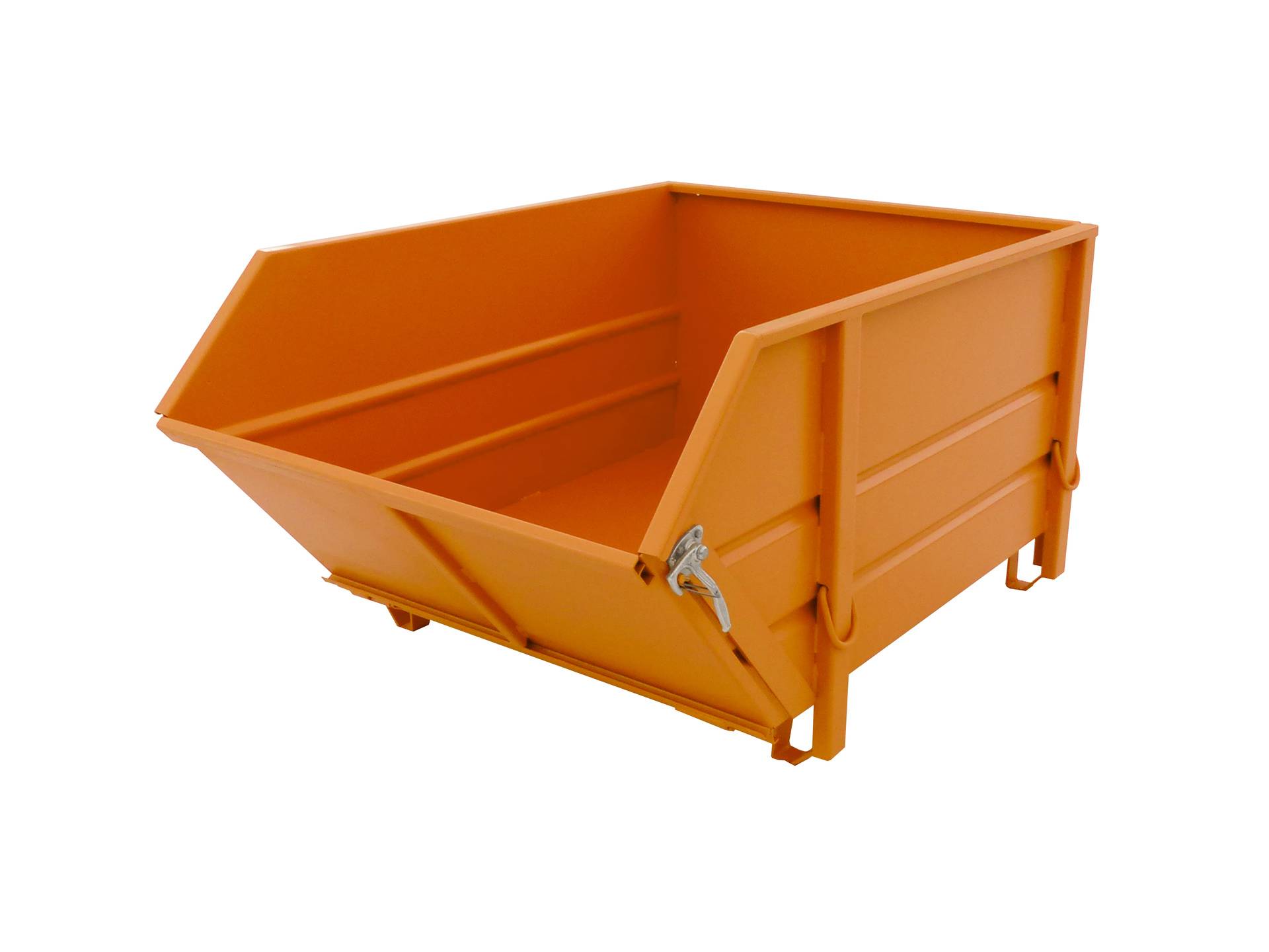 Baustoffbehälter BBK 100, lackiert, Gelborange-0