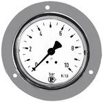 Standardmano., Frontring verchr., G 1/4 hinten, -1/0,0 bar, Ø 63-1
