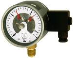 Kontaktmanometer, G 1/2 radial unten, Messber. 0-40,0 bar, Ø 160-1