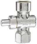 Manometer-Druckknopfhahn, G 1/2, aus Messing vernickelt-1