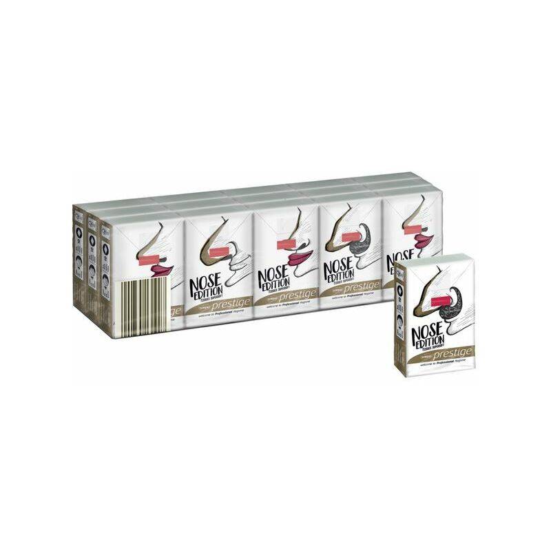 Taschentücher Prestige 113940 4-lagig weiß 15x10 Stück-0