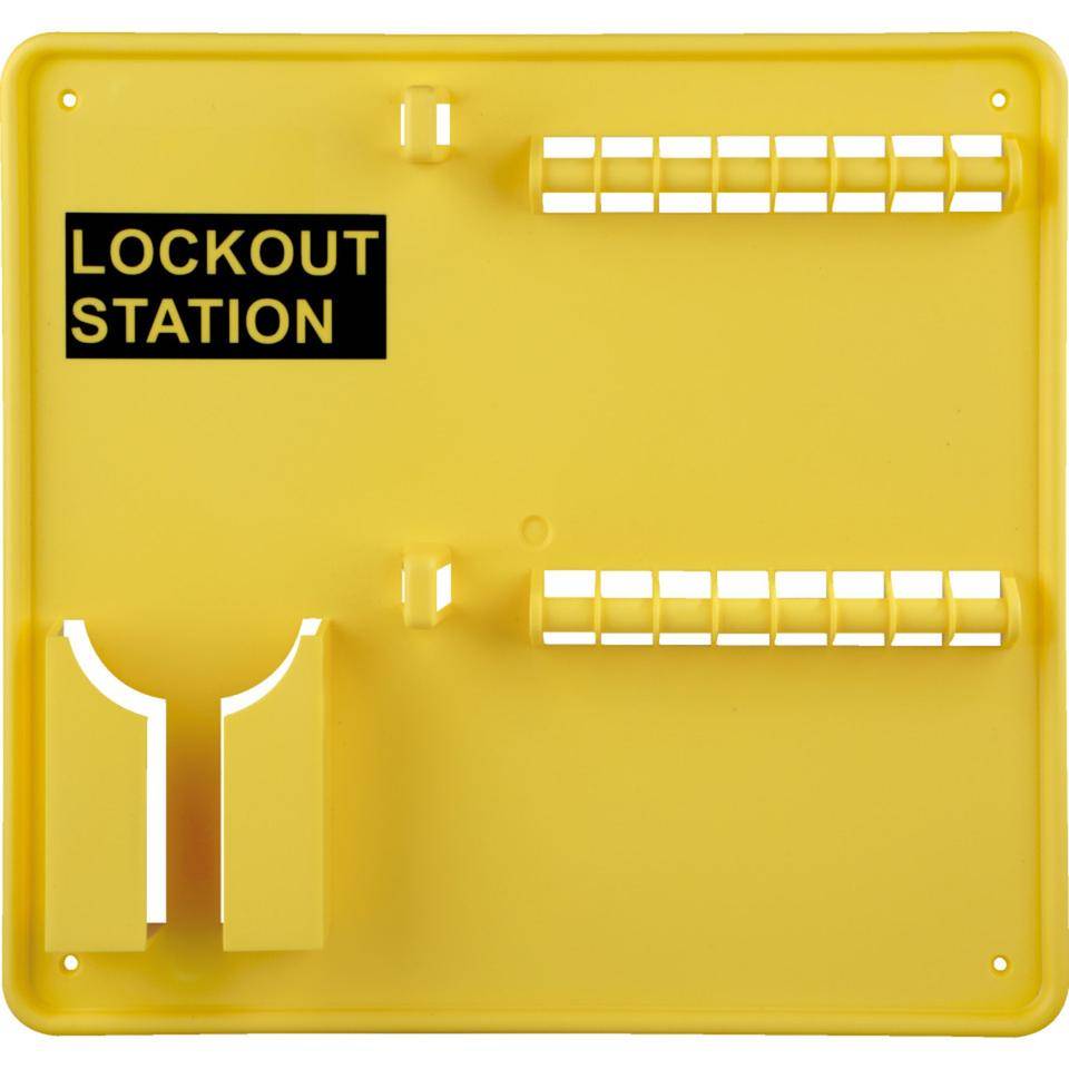 Lockout-Station, Variante 1, gefüllt, Wartungsanhängern, 8 Schlösser, Multischließ.-2