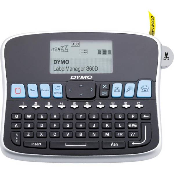 Dymo LabelMANAGER 360D - Beschriftungsgerät - s/w - Thermotransfer - Rolle (1,9