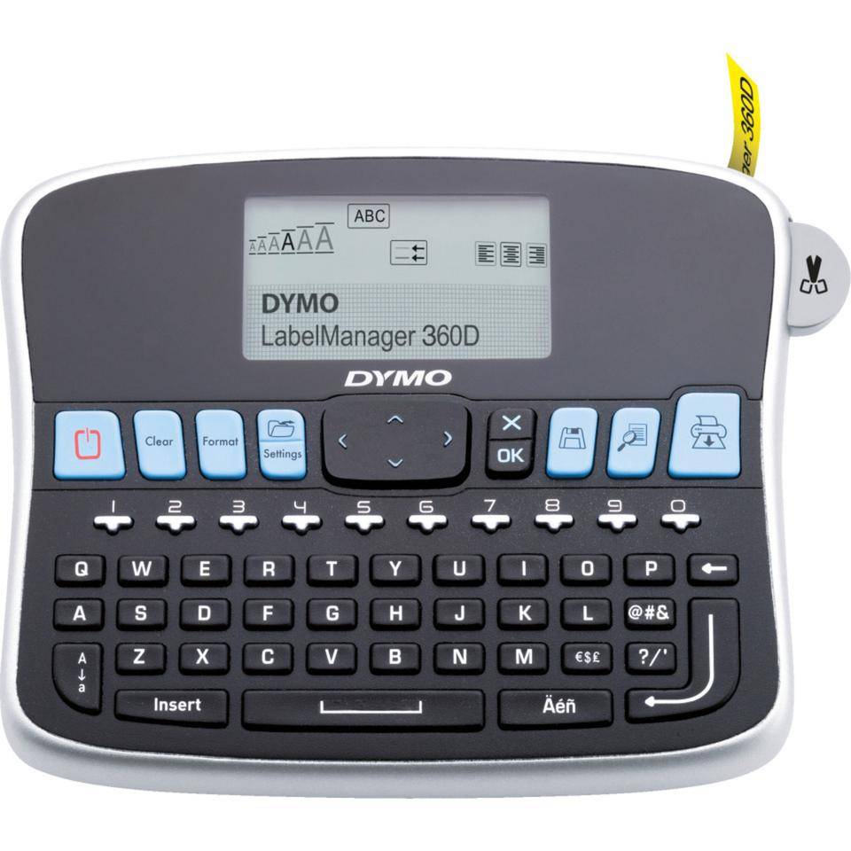 Dymo LabelMANAGER 360D - Beschriftungsgerät - s/w - Thermotransfer - Rolle (1,9-0
