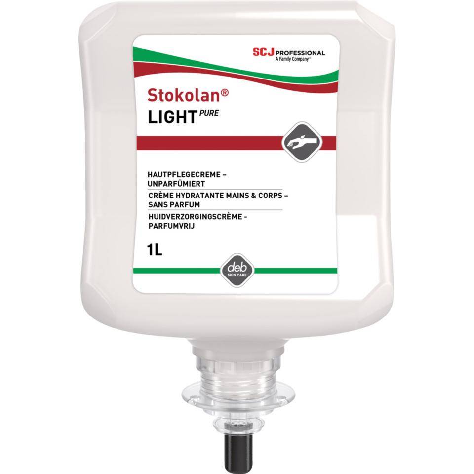 SC Johnson Hautpflegecreme Stokolan® LIGHT PURE, 1000ml/Kartusche-0