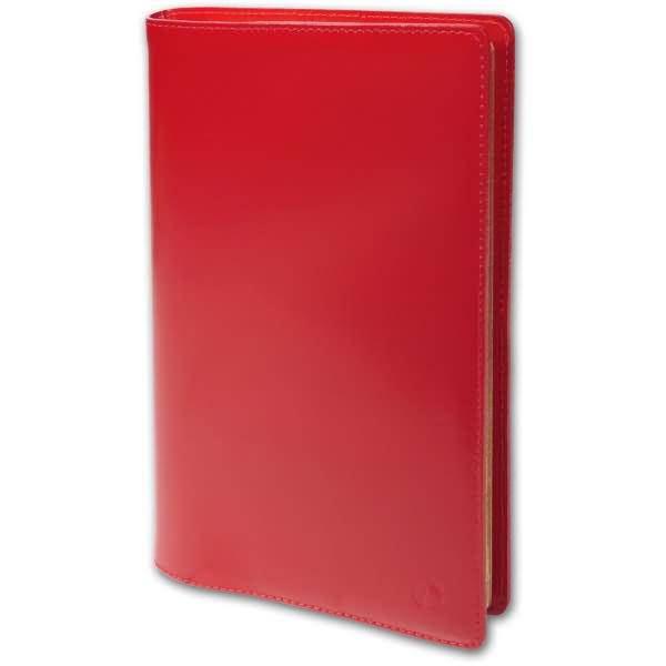 Buchkalender Pre 777 21x27cm Luna Leder rot 2027-0