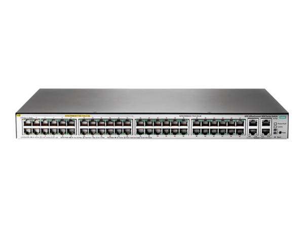 HPE Switch 1000Mbit 48xTP + 4x 10GB TP, 1850-48G-4XGT-PoE+ 370W