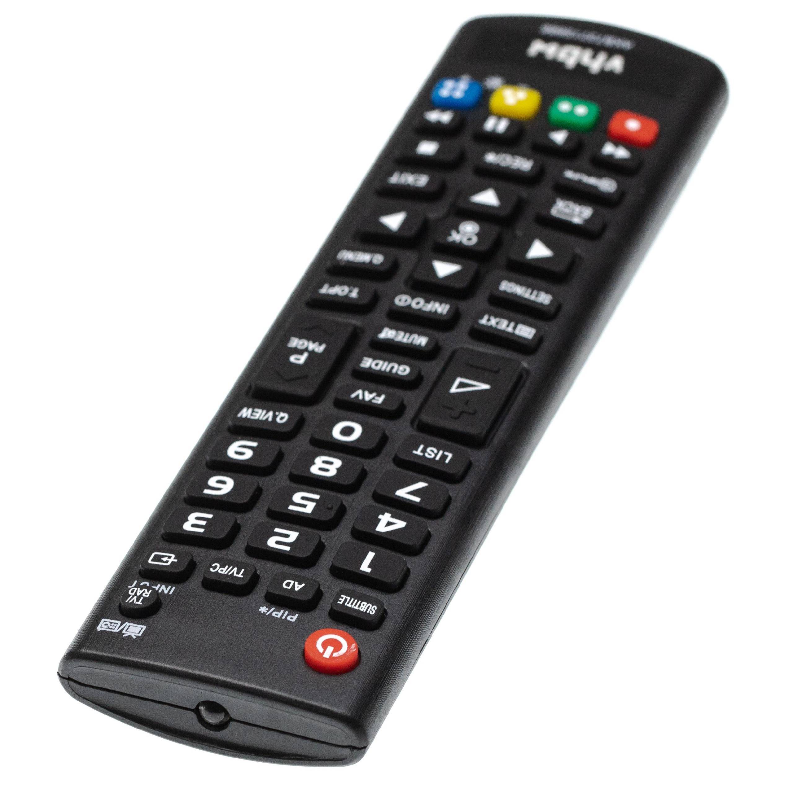 vhbw Fernbedienung kompatibel mit LG 24MT46D-PZR.AEUFLUP | 29MT40D-PRR, 29MT40D-PR, 24MT46D-PZR.AEUDLUP Fernseher, TV --1