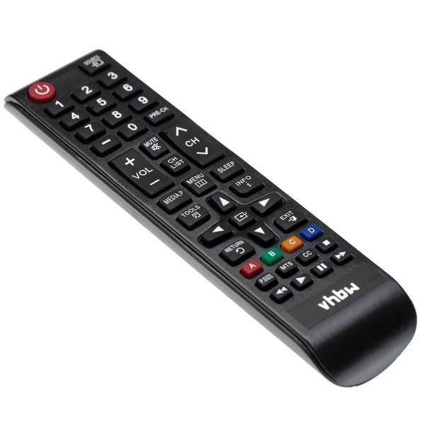 vhbw Fernbedienung kompatibel mit Samsung UN32J400DAFXZA | UN32J4001AFXZA, UN32J400DBFXZA, UN32J4000BFXZA Fernseher, TV